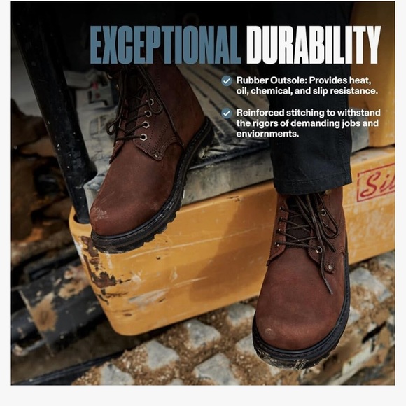 Everboots Dark Brown Men's Boots Size 9W EB622EE - Picture 12 of 13